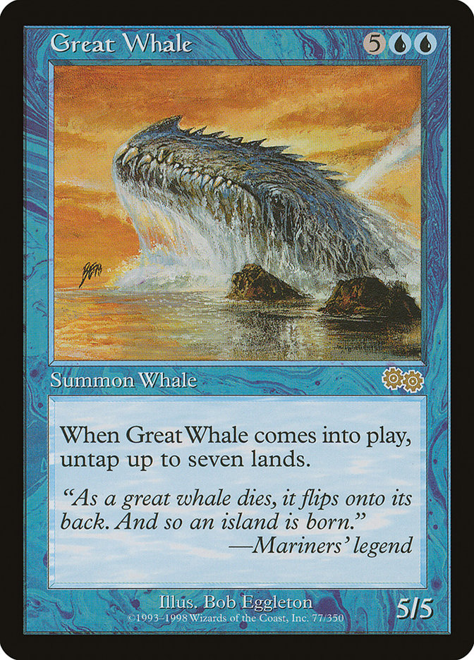 Great Whale [Urza's Saga] | GrognardGamesBatavia