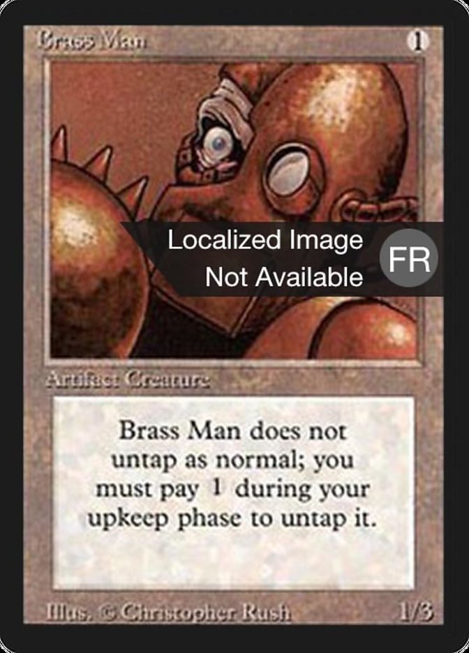 Brass Man [Foreign Black Border] | GrognardGamesBatavia