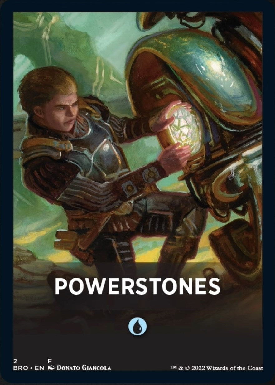 Powerstones Theme Card [The Brothers' War Tokens] | GrognardGamesBatavia