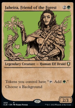 Jaheira, Friend of the Forest (Showcase) [Commander Legends: Battle for Baldur's Gate] | GrognardGamesBatavia