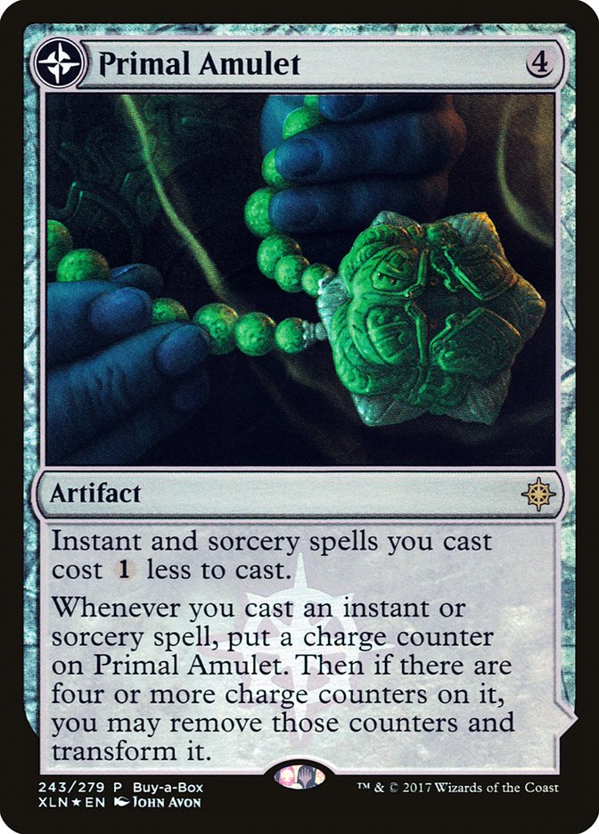 Primal Amulet // Primal Wellspring (Buy-A-Box) [Ixalan Treasure Chest] | GrognardGamesBatavia