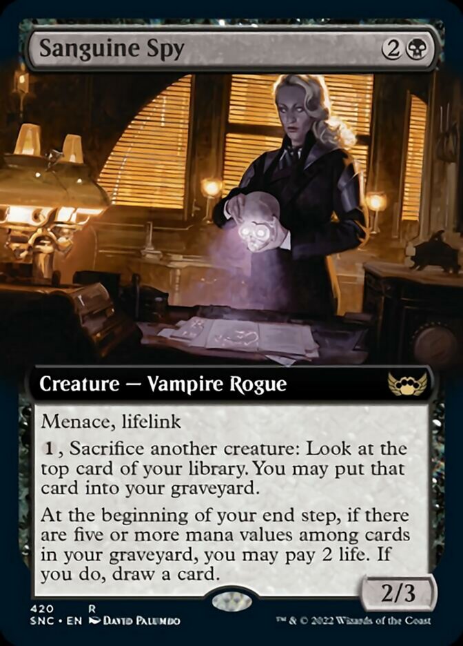 Sanguine Spy (Extended Art) [Streets of New Capenna] | GrognardGamesBatavia