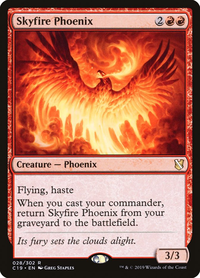 Skyfire Phoenix [Commander 2019] | GrognardGamesBatavia