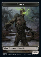 Soldier // Zombie Double-Sided Token [Dominaria United Tokens] | GrognardGamesBatavia