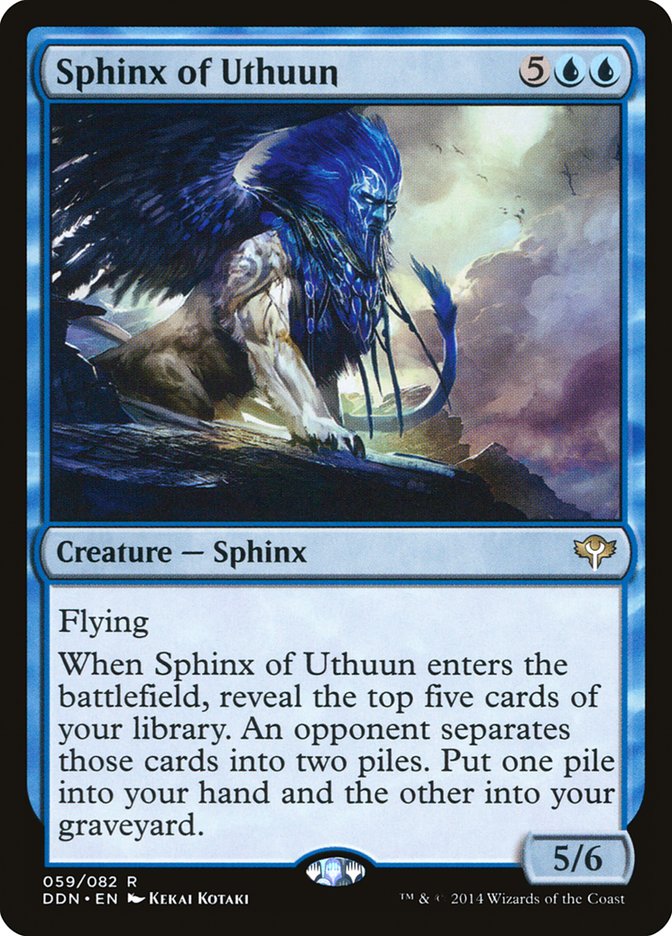 Sphinx of Uthuun [Duel Decks: Speed vs. Cunning] | GrognardGamesBatavia