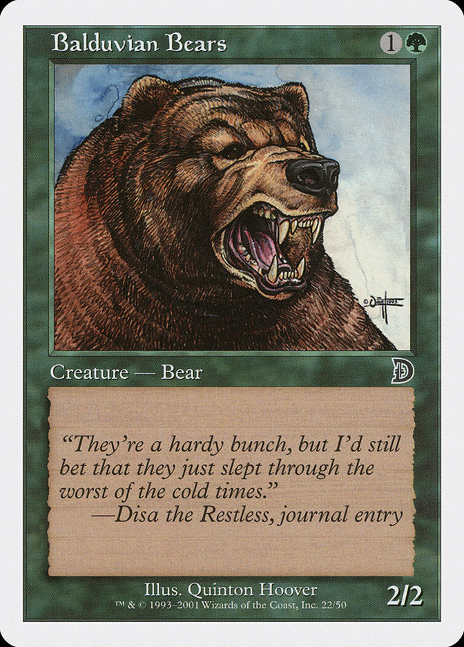 Balduvian Bears [Deckmasters] | GrognardGamesBatavia