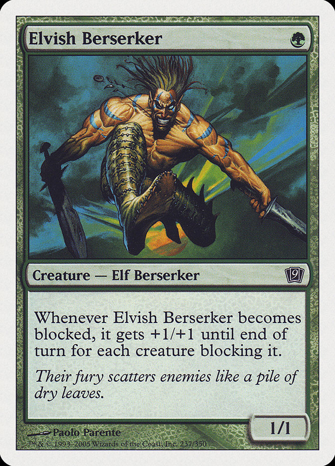 Elvish Berserker [Ninth Edition] | GrognardGamesBatavia