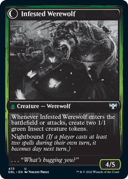 Infestation Expert // Infested Werewolf [Innistrad: Double Feature] | GrognardGamesBatavia