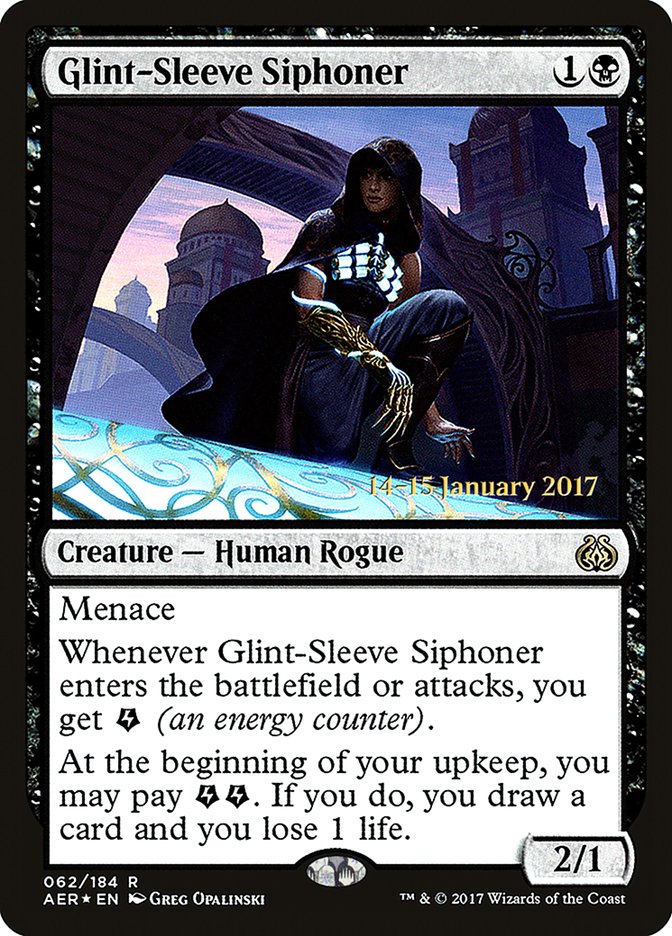 Glint-Sleeve Siphoner [Aether Revolt Prerelease Promos] | GrognardGamesBatavia