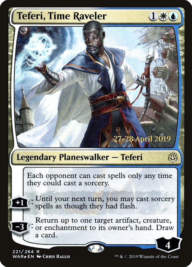 Teferi, Time Raveler [War of the Spark Prerelease Promos] | GrognardGamesBatavia