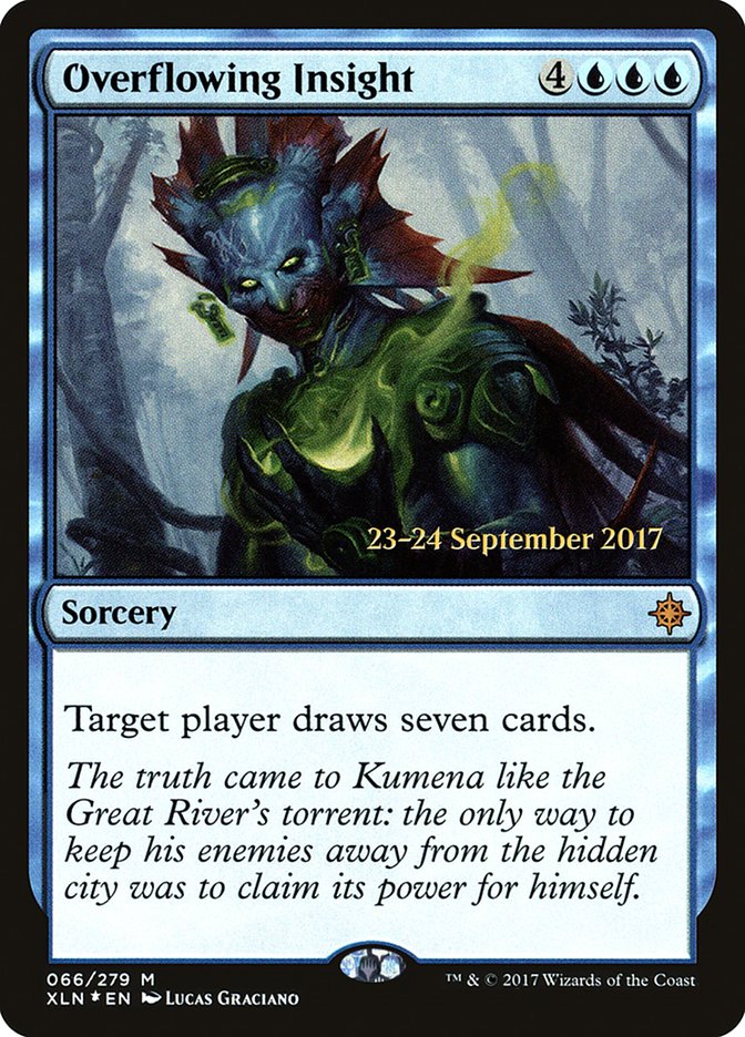 Overflowing Insight [Ixalan Prerelease Promos] | GrognardGamesBatavia