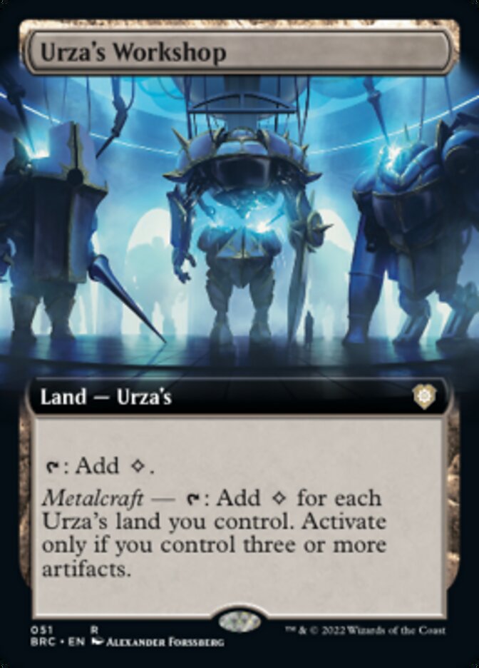 Urza's Workshop (Extended Art) [The Brothers' War Commander] | GrognardGamesBatavia