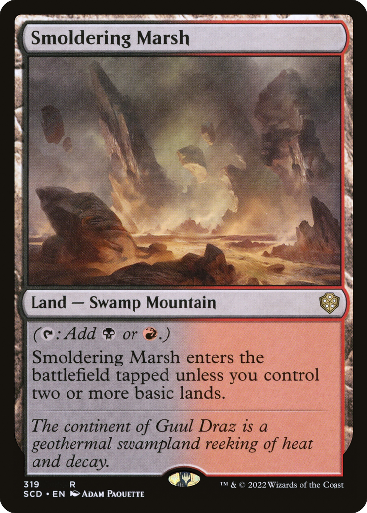 Smoldering Marsh [Starter Commander Decks] | GrognardGamesBatavia