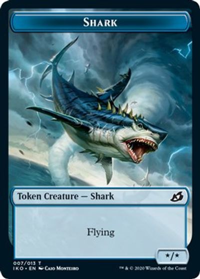 Angel Warrior // Shark Double-Sided Token [Challenger Decks 2021 Tokens] | GrognardGamesBatavia