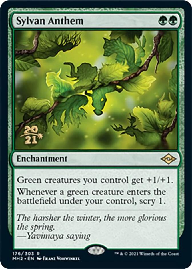 Sylvan Anthem [Modern Horizons 2 Prerelease Promos] | GrognardGamesBatavia