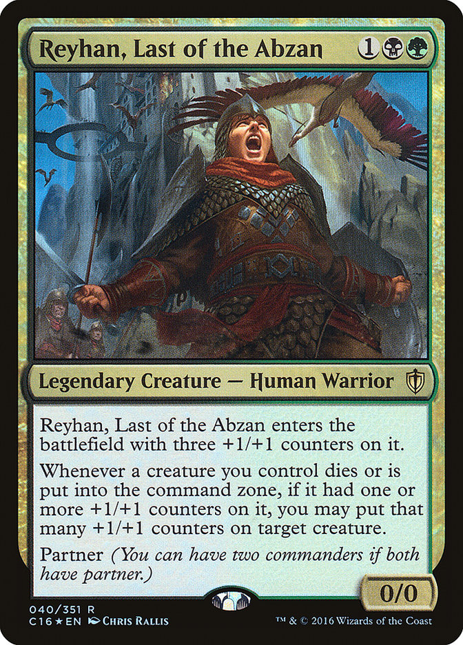 Reyhan, Last of the Abzan [Commander 2016] | GrognardGamesBatavia