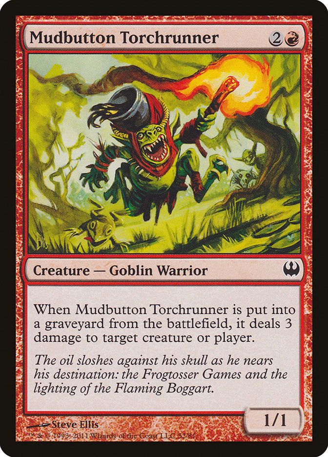 Mudbutton Torchrunner [Duel Decks: Knights vs. Dragons] | GrognardGamesBatavia