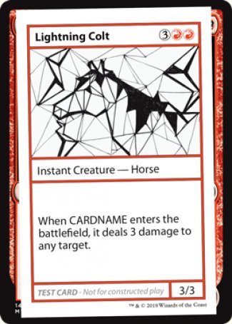 Lightning Colt (2021 Edition) [Mystery Booster Playtest Cards] | GrognardGamesBatavia