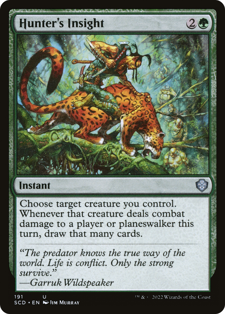 Hunter's Insight [Starter Commander Decks] | GrognardGamesBatavia