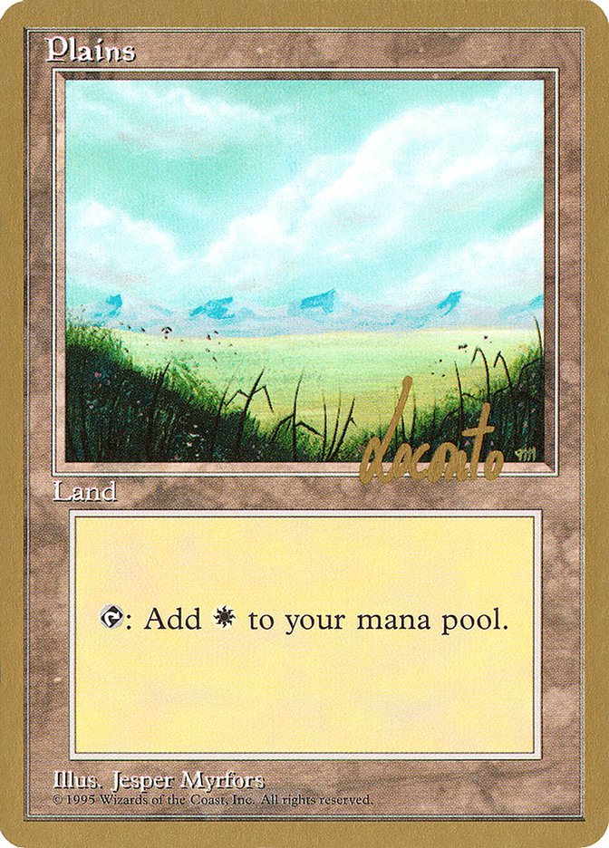 Plains (ml366) (Michael Loconto) [Pro Tour Collector Set] | GrognardGamesBatavia