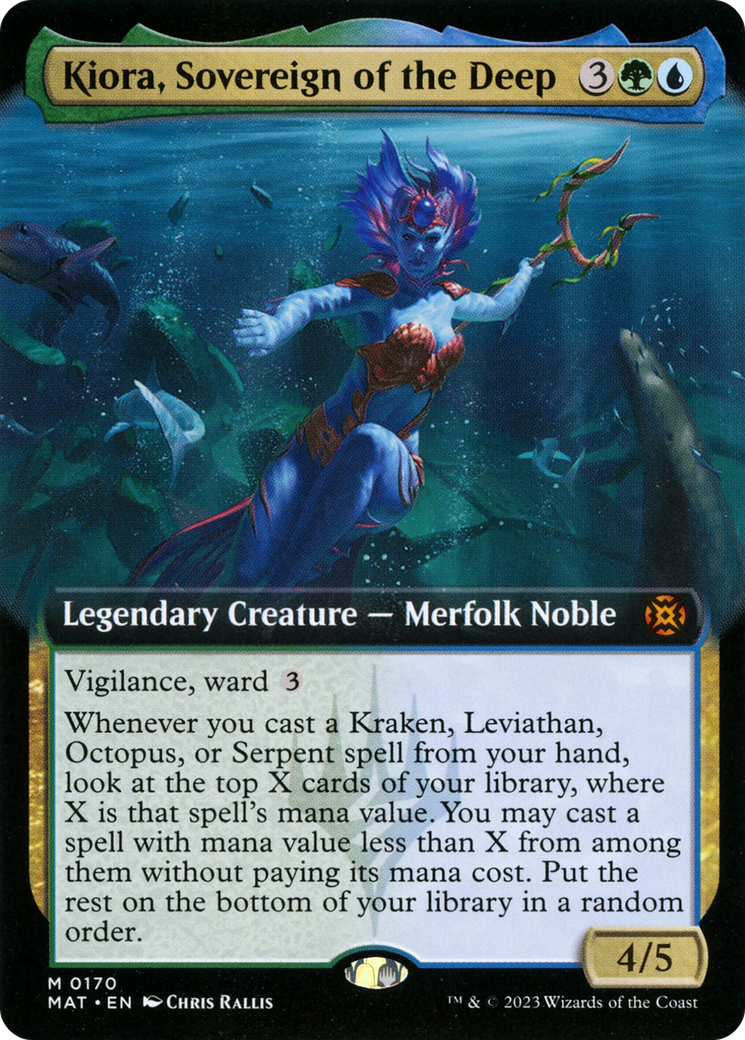 Kiora, Sovereign of the Deep (Extended Art) [March of the Machine: The Aftermath] | GrognardGamesBatavia
