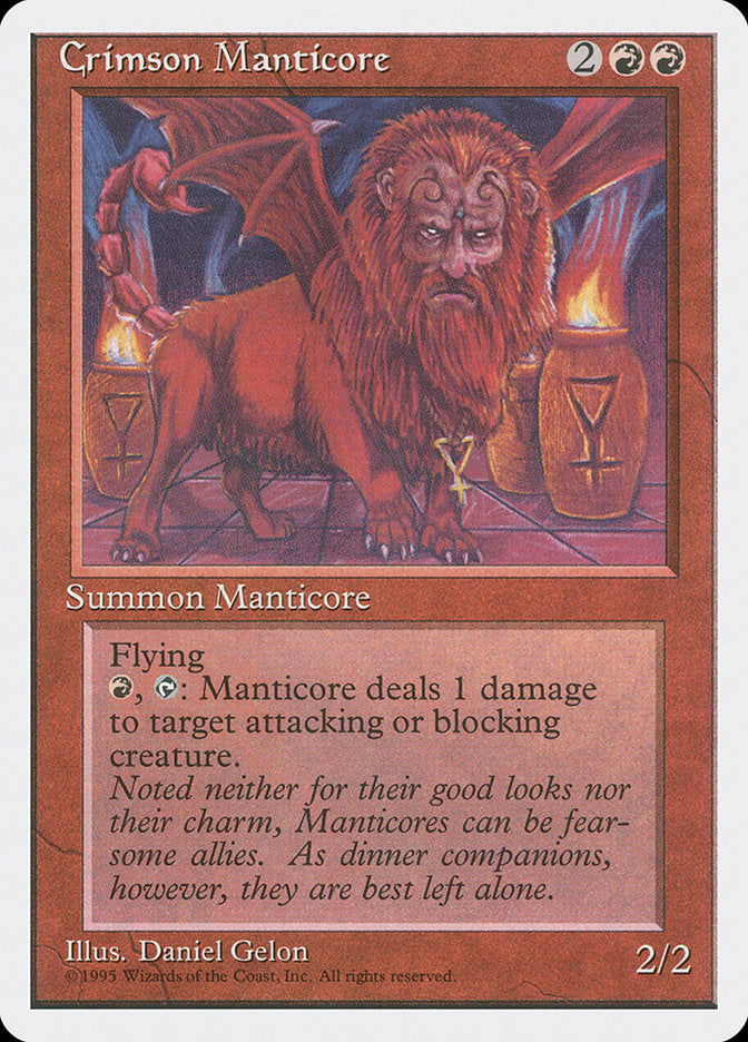 Crimson Manticore [Fourth Edition] | GrognardGamesBatavia