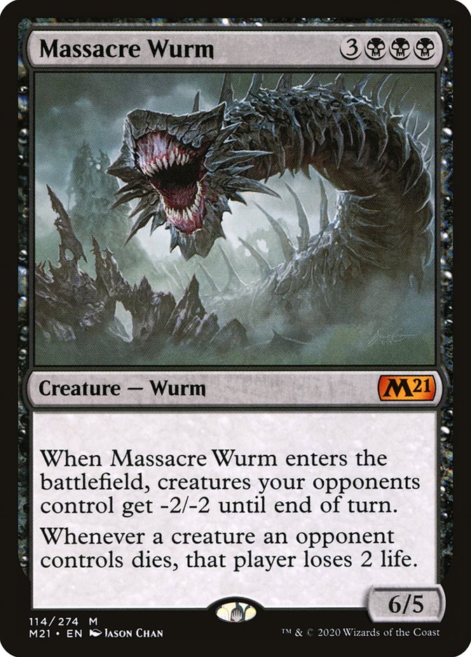 Massacre Wurm [Core Set 2021] | GrognardGamesBatavia