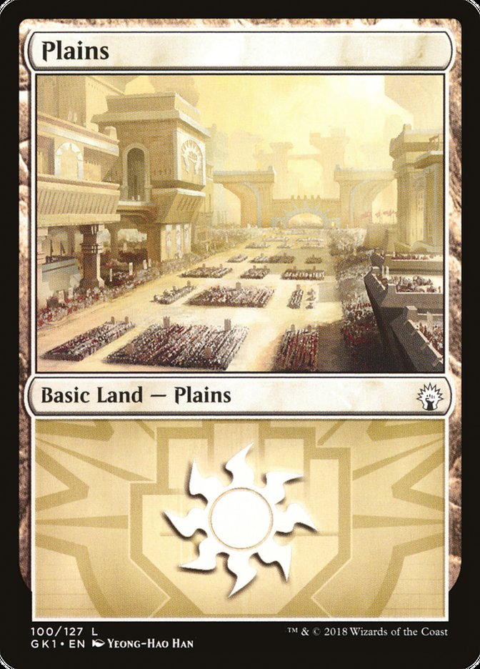 Plains (100) [Guilds of Ravnica Guild Kit] | GrognardGamesBatavia