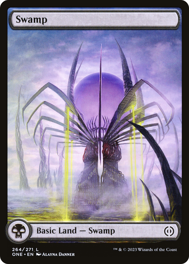 Swamp (264) (Full-Art) [Phyrexia: All Will Be One] | GrognardGamesBatavia