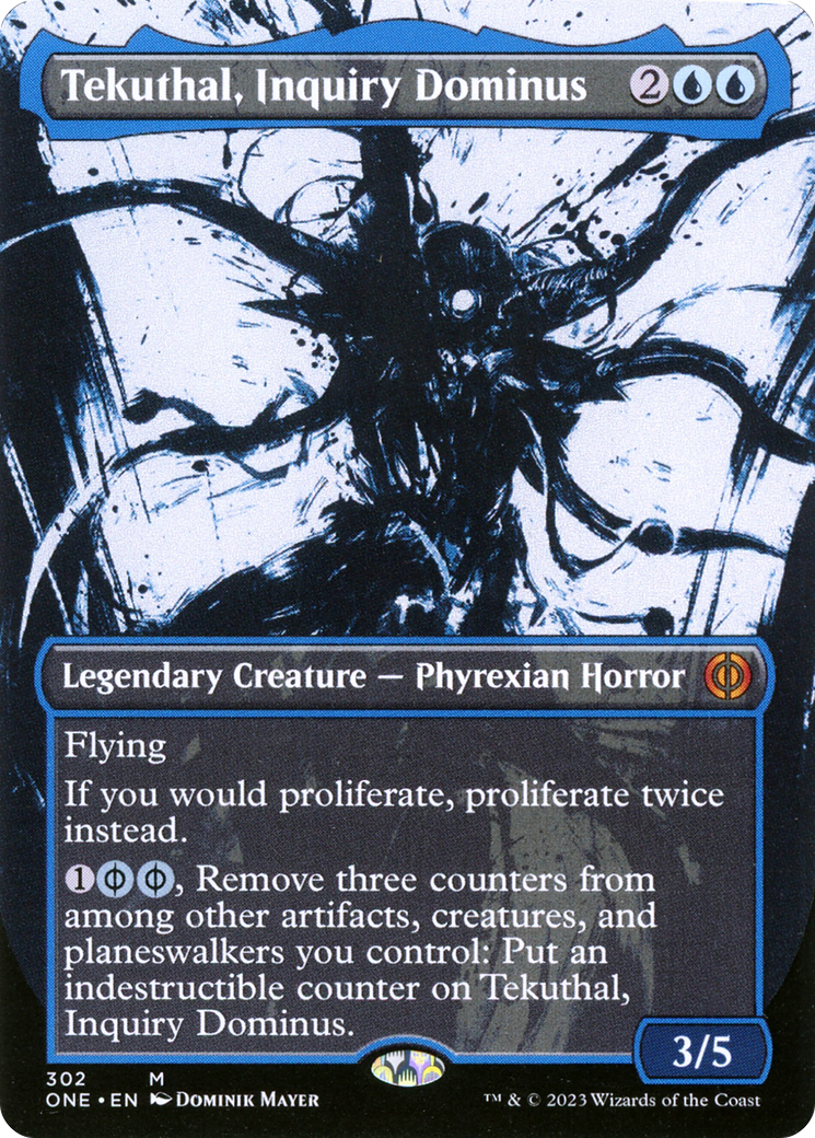 Tekuthal, Inquiry Dominus (Borderless Ichor) [Phyrexia: All Will Be One] | GrognardGamesBatavia