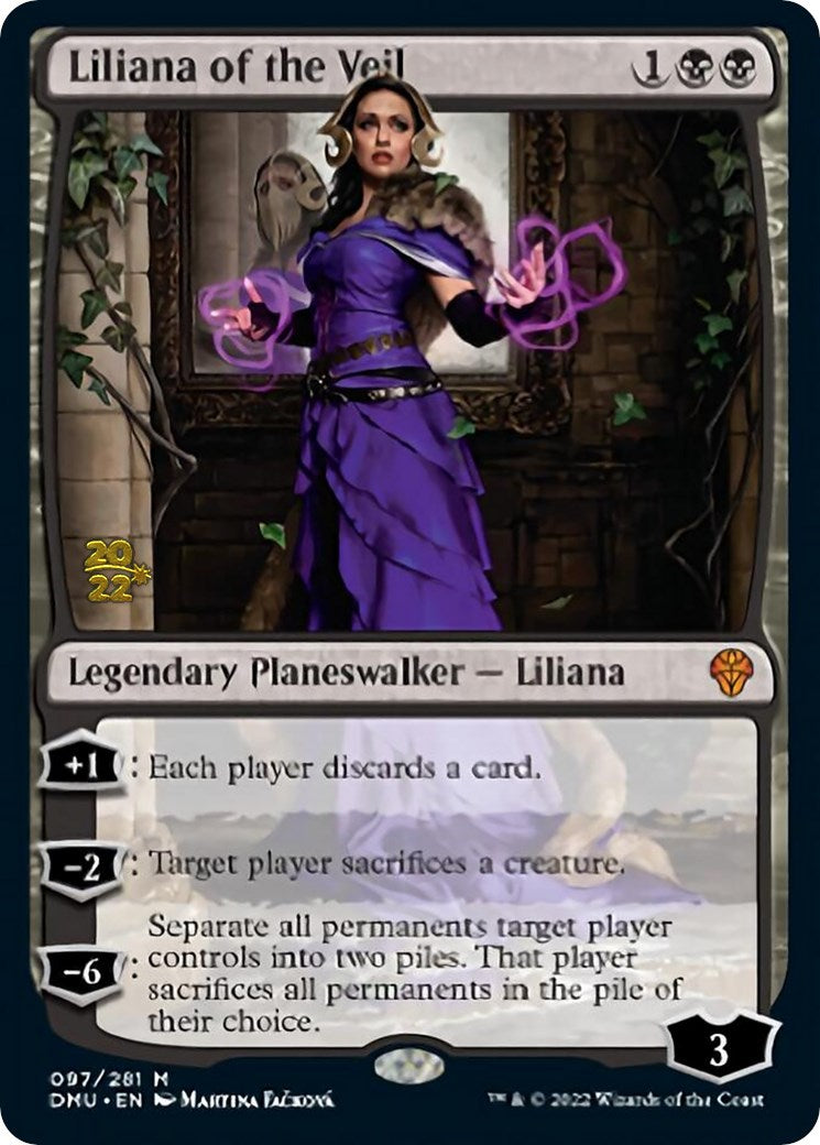 Liliana of the Veil [Dominaria United Prerelease Promos] | GrognardGamesBatavia