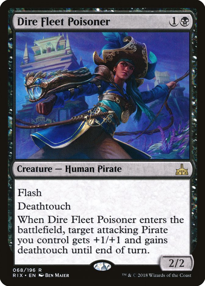 Dire Fleet Poisoner [Rivals of Ixalan] | GrognardGamesBatavia