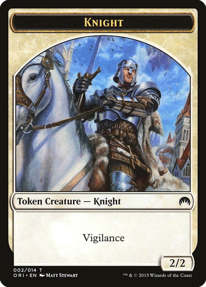 Knight Token [Magic Origins Tokens] | GrognardGamesBatavia