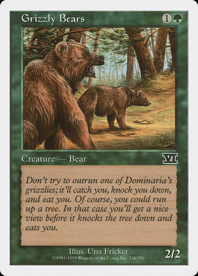 Grizzly Bears [Classic Sixth Edition] | GrognardGamesBatavia