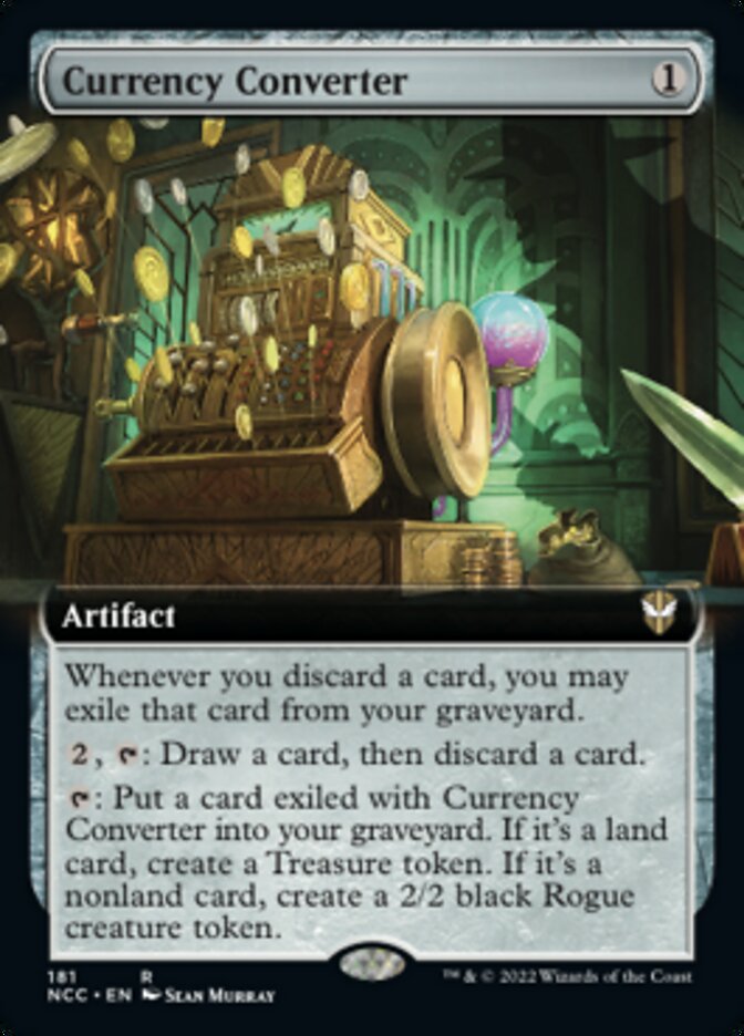 Currency Converter (Extended Art) [Streets of New Capenna Commander] | GrognardGamesBatavia