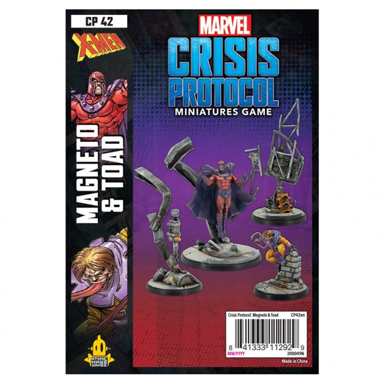 CP 42 Marvel Crisis Protocol: Magneto & Toad | GrognardGamesBatavia