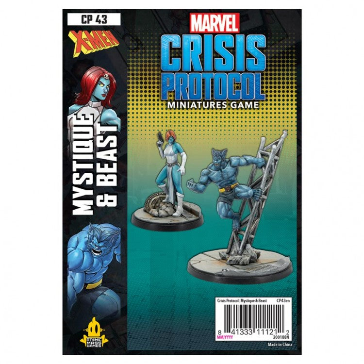 CP 43 Marvel Crisis Protocol: Mystique & Beast | GrognardGamesBatavia