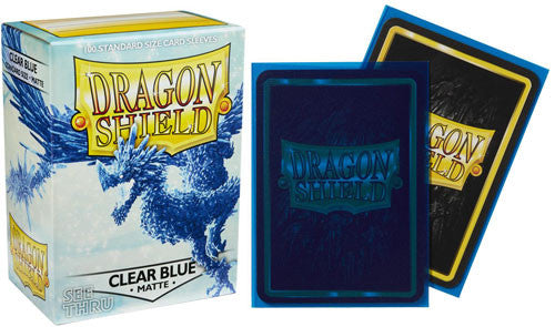 Dragon Shields Matte Clear Blue | GrognardGamesBatavia