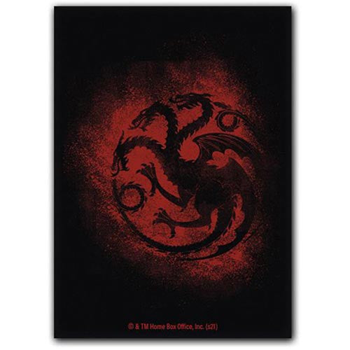 Dragon Shields House Targaryen Sleeves | GrognardGamesBatavia