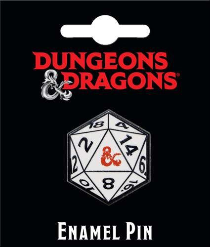 Dungeons and Dragons D20 Enamel Pin | GrognardGamesBatavia