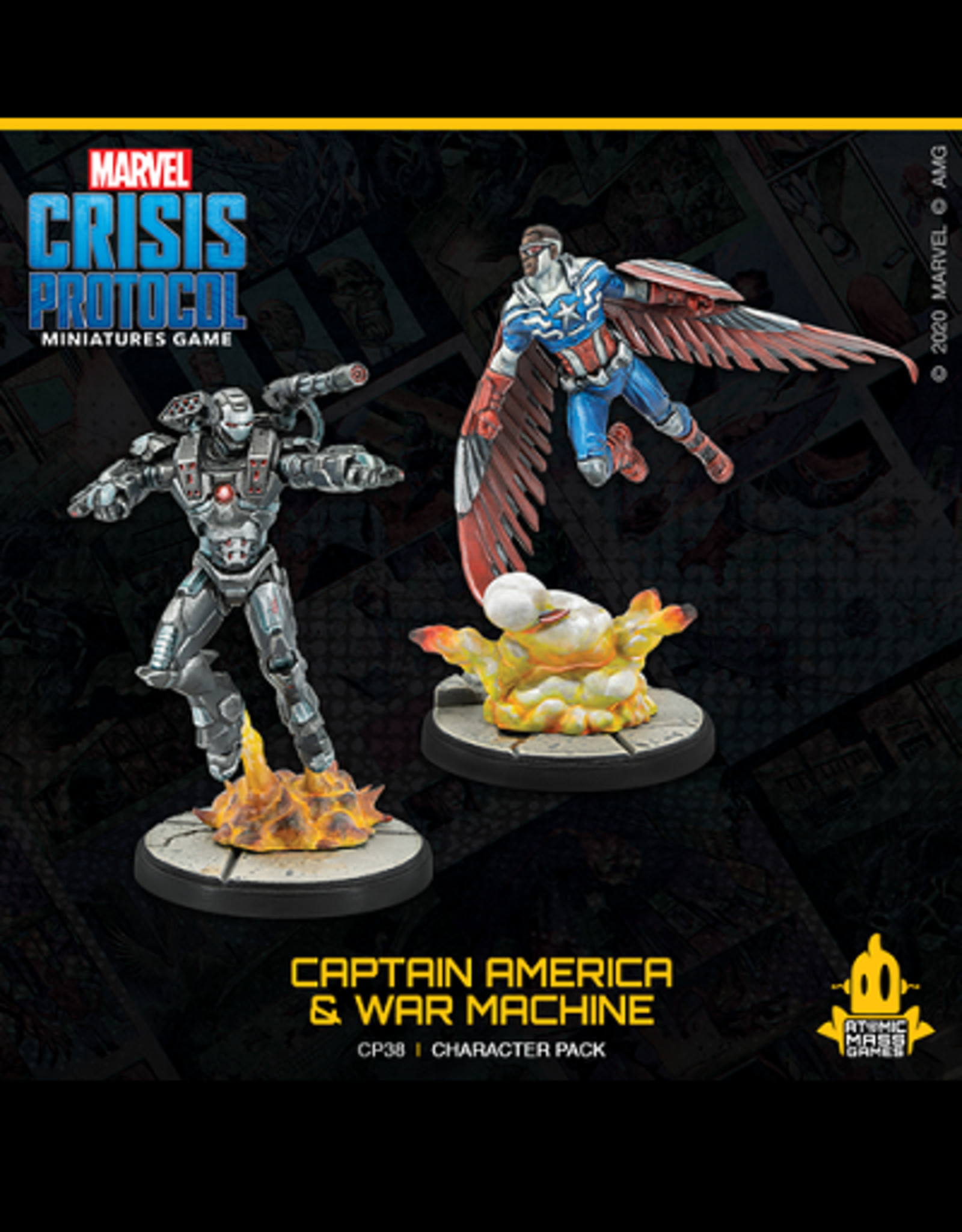 CP 38 Marvel Crisis Protocol: Captain America and War Machine | GrognardGamesBatavia