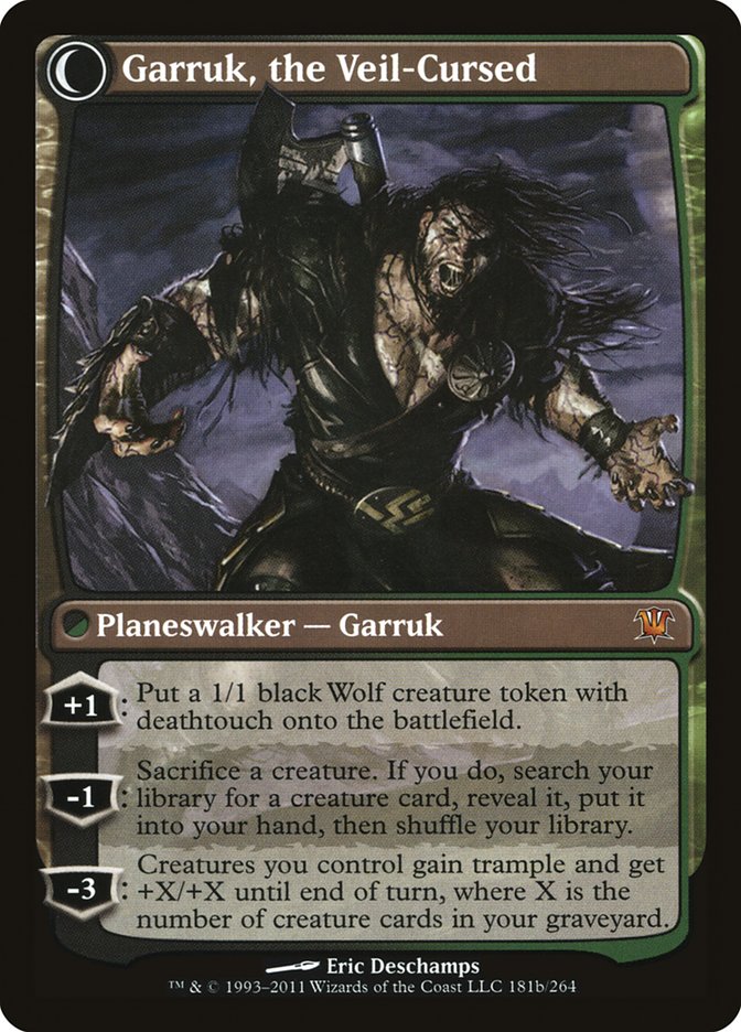 Garruk Relentless // Garruk, the Veil-Cursed [Innistrad] | GrognardGamesBatavia