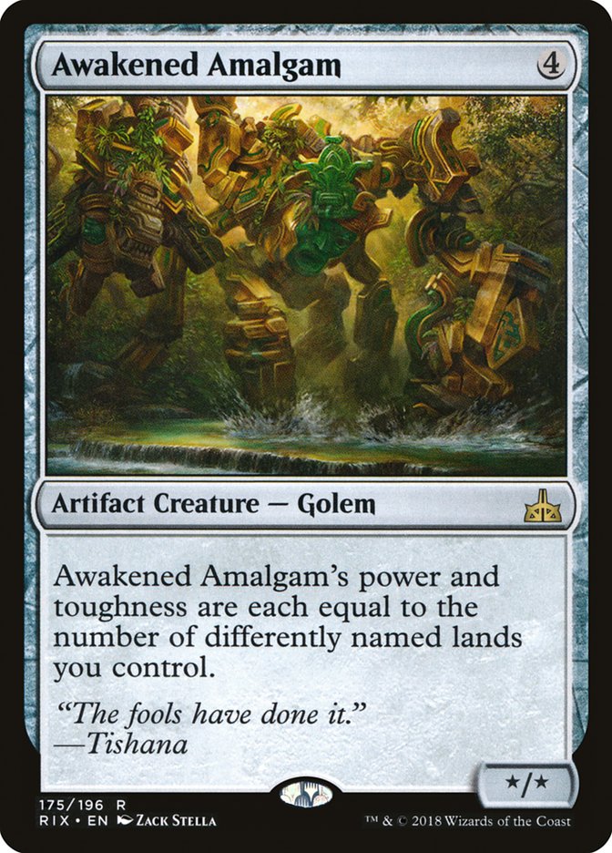 Awakened Amalgam [Rivals of Ixalan] | GrognardGamesBatavia