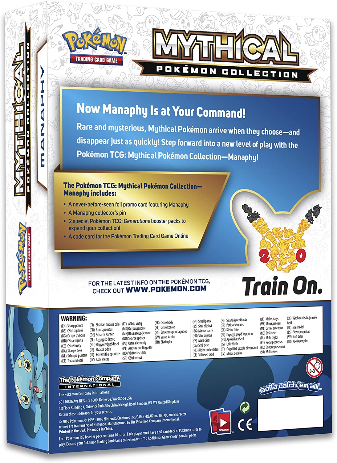 Generations - Mythical Pokemon Collection Case (Manaphy) | GrognardGamesBatavia