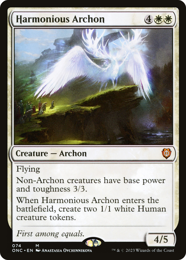 Harmonious Archon [Phyrexia: All Will Be One Commander] | GrognardGamesBatavia