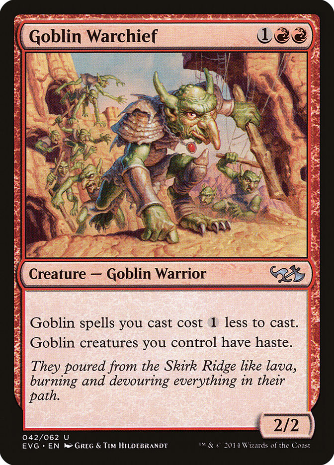 Goblin Warchief (Elves vs. Goblins) [Duel Decks Anthology] | GrognardGamesBatavia