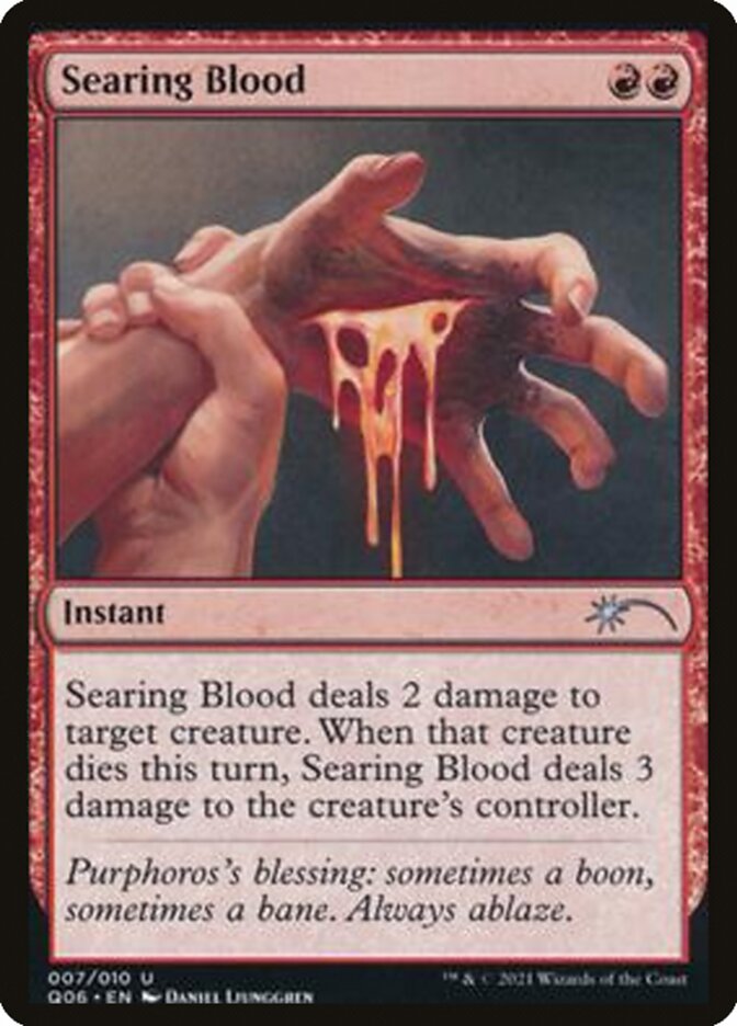 Searing Blood [Pioneer Challenger Decks 2021] | GrognardGamesBatavia