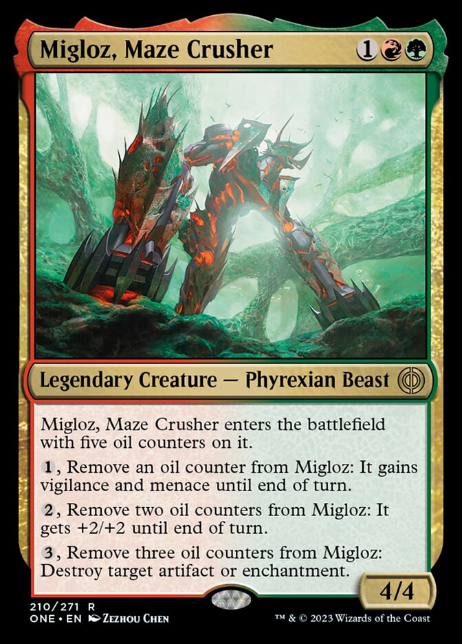 Migloz, Maze Crusher [Phyrexia: All Will Be One] | GrognardGamesBatavia