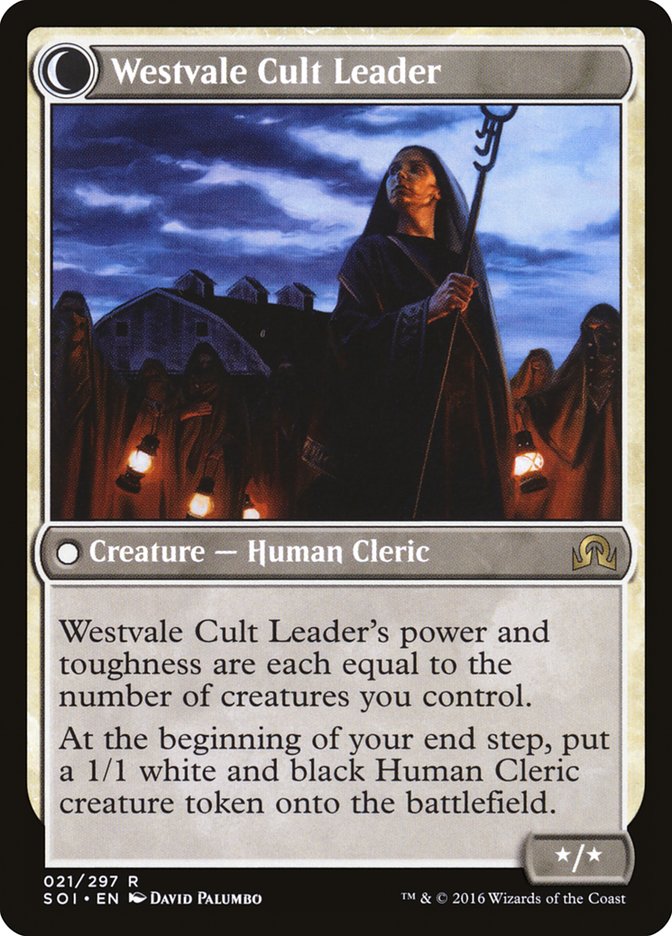 Hanweir Militia Captain // Westvale Cult Leader [Shadows over Innistrad] | GrognardGamesBatavia