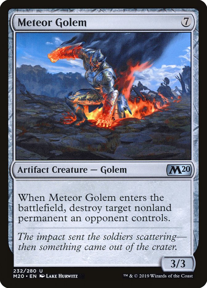 Meteor Golem [Core Set 2020] | GrognardGamesBatavia